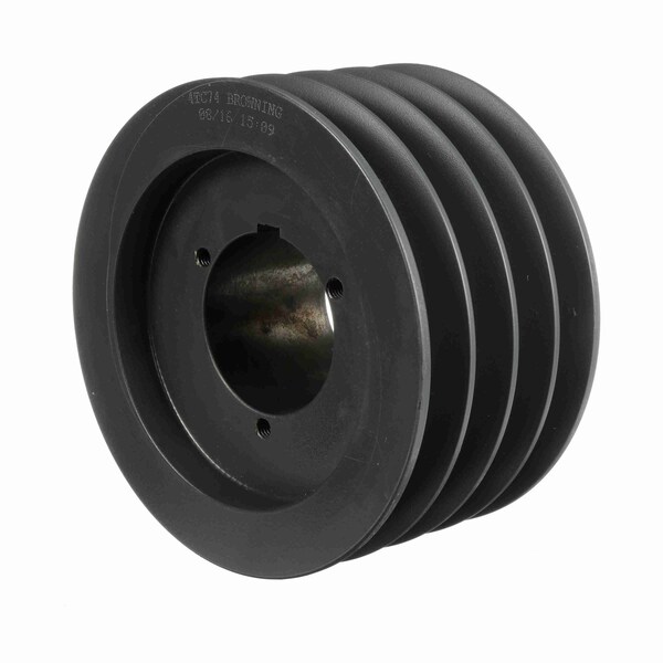 4 Groove Cast Iron Bushed Bore Multiple Sheave, 4TC74